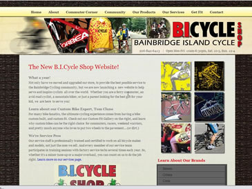 The B.I.Cycle Shop on Bainbridge Island Washington