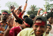 group of teen boys in india